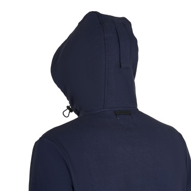 Felpa uomo con cappuccio regolabile e zip Blazer marine Blu marino