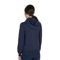 Felpa donna con cappuccio regolabile e zip Blazer marine Blu marino