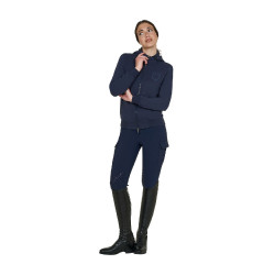 Felpa donna con cappuccio regolabile e zip Blazer marine Blu marino