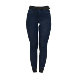 Pantaloni donna in tessuto denim Denim blu