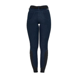 Pantaloni donna in tessuto denim Denim blu