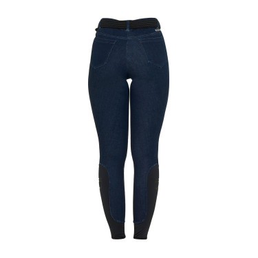 Pantaloni donna in tessuto denim Denim blu