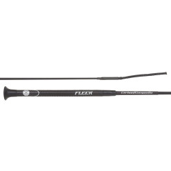 Frustino da dressage Fleck Carbon Nero / oro rosa Frustino da dressage Fleck Carbon Nero / oro rosa