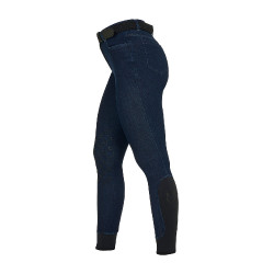 Pantaloni donna in tessuto denim Denim blu