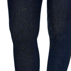Pantaloni donna in tessuto denim Denim blu