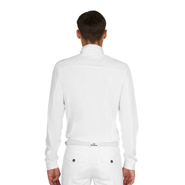Polo uomo concorso a camicia Bianco