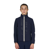 Softshell bambini unisex logo sul dorso Blazer marine Blu marino