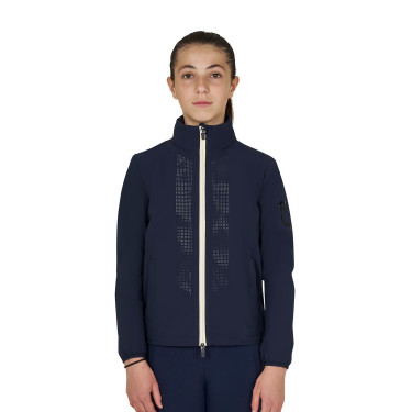 Softshell bambini unisex logo sul dorso Blazer marine Blu marino
