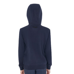 Felpa bambini unisex con cappuccio e zip frontale Blazer marine Blu marino