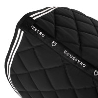 Sottosella salto Double Stripes in tessuto tecnico Nero / bianco