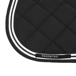 Sottosella salto Double Stripes in tessuto tecnico Nero / bianco