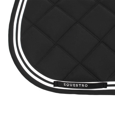 Sottosella salto Double Stripes in tessuto tecnico Nero / bianco