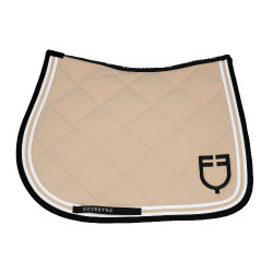 Sottosella salto Double Stripes in tessuto tecnico Oxford tan / nero Bianco
