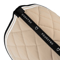 Sottosella salto Double Stripes in tessuto tecnico Oxford tan / nero Bianco