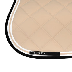 Sottosella salto Double Stripes in tessuto tecnico Oxford tan / nero Bianco
