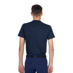 T-shirt basic uomo con logo glossy Marina / marina Blu