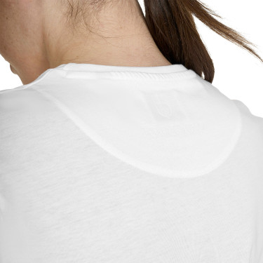 T-shirt donna Elegant in cotone Bianco