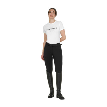 T-shirt donna Elegant in cotone Bianco