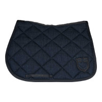 Sottosella salto in tessuto tecnico effetto denim Denim blu
