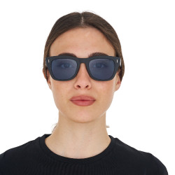 Occhiali da sole sportivi polarizzati modello Solana Nero opaco / blu