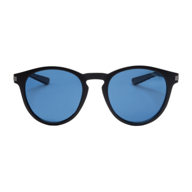 Occhiali da sole sportivi polarizzati modello Heulwen Nero opaco / blu