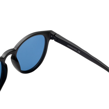 Occhiali da sole sportivi polarizzati modello Heulwen Nero opaco / blu