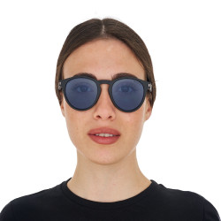 Occhiali da sole sportivi polarizzati modello Heulwen Nero opaco / blu