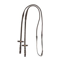 Redini in cuoio con grip gommato Marrone