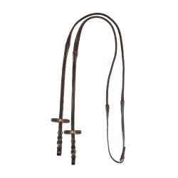 Redini in cuoio con grip gommato Marrone