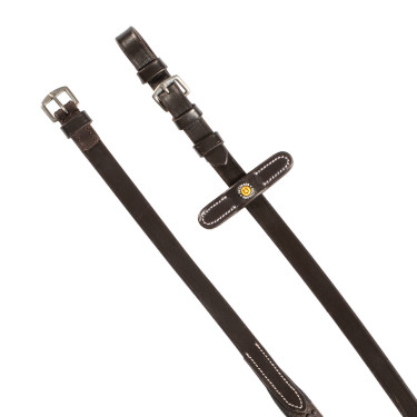 Redini in cuoio con grip gommato Marrone