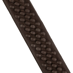 Redini in cuoio con grip gommato Marrone