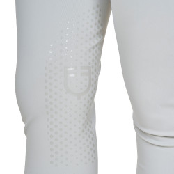 Pantaloni donna a vita alta logo in strass