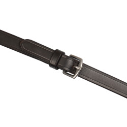 Redini inglese in cuoio con maniglie e fibbie in acciaio inox