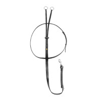 Martingala a collier in cuoio NEW Nero
