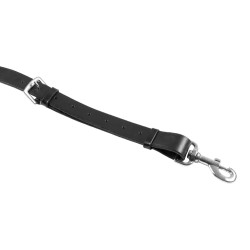 Martingala a collier in cuoio NEW Nero