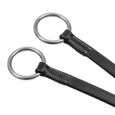 Martingala a collier in cuoio NEW Nero