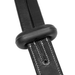 Martingala a collier in cuoio NEW Nero