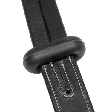 Martingala a collier in cuoio NEW Nero