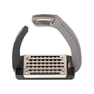 Staffe Rel-X Easy shaped arm Titanio Grigio