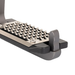 Staffe Rel-X Easy shaped arm Titanio Grigio