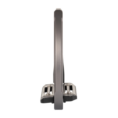 Staffe Rel-X Easy shaped arm Titanio Grigio
