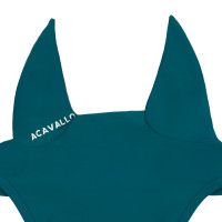 Cuffietta in tessuto tecnico con patch logata in silicone Sublime Petrolio Blu