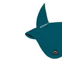 Cuffietta in tessuto tecnico con patch logata in silicone Sublime Petrolio Blu
