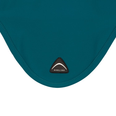 Cuffietta in tessuto tecnico con patch logata in silicone Sublime