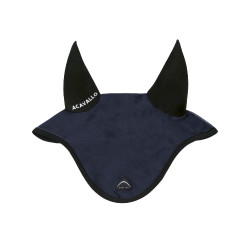 Cuffietta Sublime in camoscio con patch logata in silicone