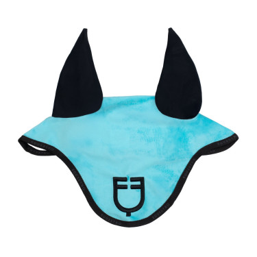 Cuffietta Modello GP CON Logo Camoscio Cielo Blu