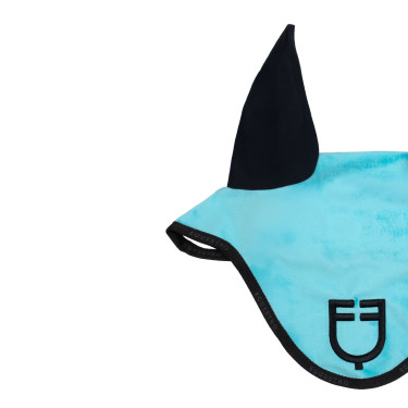 Cuffietta Modello GP CON Logo Camoscio Cielo Blu