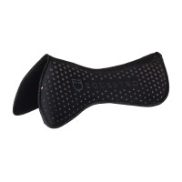 Compensatore memory foam con grip glitterato e logo silicone Nero / argento