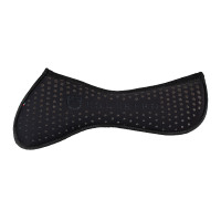 Compensatore memory foam con grip glitterato e logo silicone Nero / argento