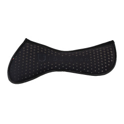 Compensatore memory foam con grip glitterato e logo silicone Nero / argento